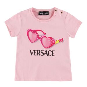 Versace T-Shirt - Rosa m. Sonnenbrille - 3 Jahre (98) - Versace T-Shirt