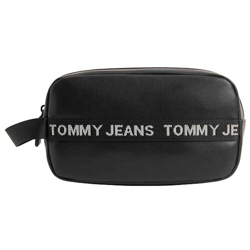 Tommy Hilfiger Kulturbeutel – TJM Essential Leather – Black – One Size – Tommy Hilfiger Kulturbeutel