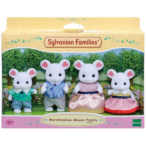 Sylvanian Families - Marshmallow-Mäuse-Familie - 5308 - One Size - Sylvanian Families Spielzeugfiguren