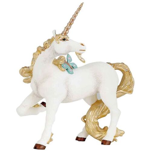 Papo Goldenes Einhorn - H: 12 cm - Papo - One Size - Spielzeugfiguren