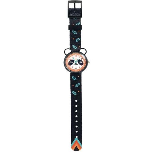 Djeco Armbanduhr - Schwarzer m. Panda - Djeco - One Size - Armbanduhr