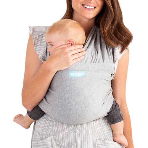 Moby Babytragetuch - Passform - Grau - Moby - One Size - Tragetücher