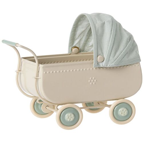 Maileg Kinderwagen - Micro - Blau - Maileg - One Size - Puppenwagen