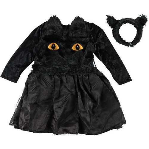 Den Goda Fen Kostüm – Schwarzes Katzenkleid – Schwarz – 1-4 Jahre (80-104) – Den Goda Fen Kostüm