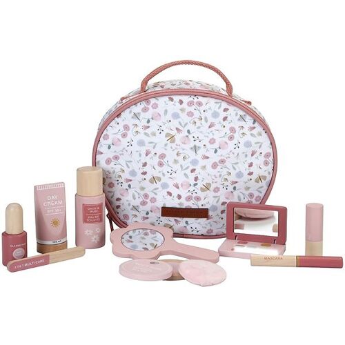 Little Dutch Schminktasche - 11 Teile - Holz - Rosa - One Size - Little Dutch Schminke