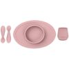 EzPz Geschirr-Set - Silikon - Rosa - EzPz - One Size - Geschirr-Sets