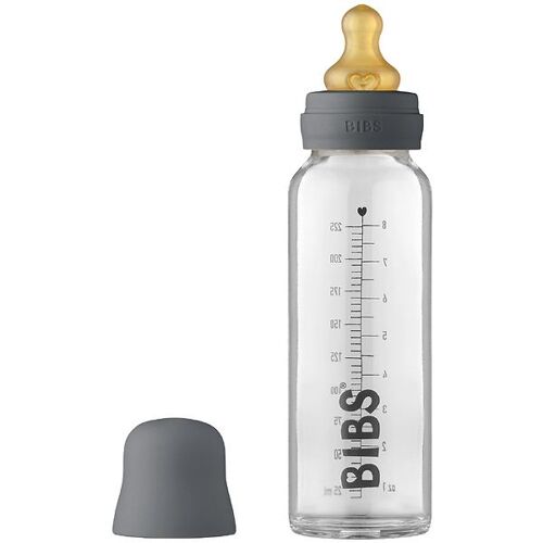 Bibs Babyflasche - Glas - 225 ml - Naturgummi - Iron - Bibs - One Size - Babyflaschen