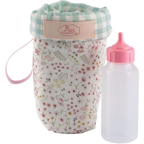 Asi Puppenzubehör - Babyflasche m. Aufbewahrungsbeutel - Rosa/Bl - Asi - One Size - Puppenzubehör