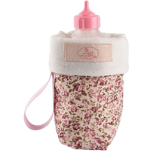 Asi Puppenzubehör - Babyflasche m. Aufbewahrungsbeutel - Rosa/Bl - Asi - One Size - Puppenzubehör