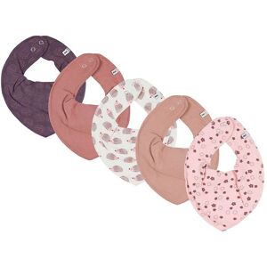 Pippi Lätzchen - 5er-Pack - Alt Rose - One Size - Pippi Baby Lätzchen