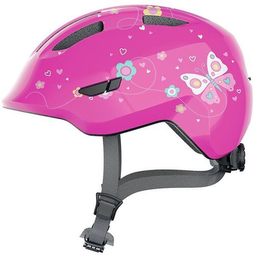 Abus Fahrradhelm – Smiley 3.0 – Pink Fliege – 50-54 cm – Abus Fahrradhelm