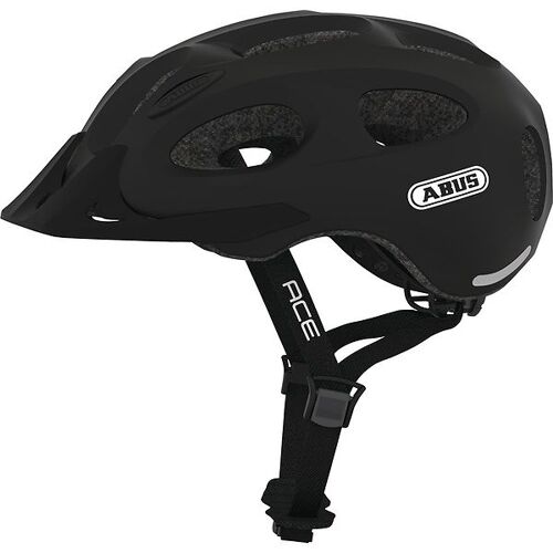 Abus Fahrradhelm – Youn-I Ace – Samt Black – 52-58 cm – Abus Fahrradhelm