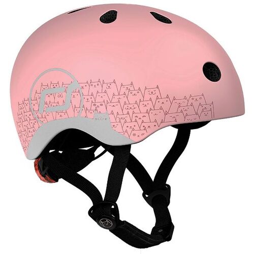 Scoot and Ride Fahrradhelm – Reflektierende Rose – 45-51 cm – Scoot and Ride Fahrradhelm