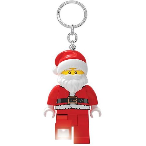 Schlüsselanhänger m. Taschenlampe - LEGO® Santa - One Size - LEGO® Schlüsselanhänger