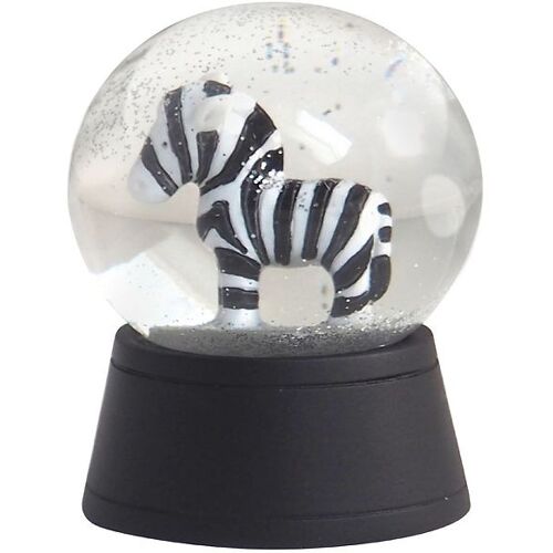 Kids by Friis Mini Schneekugel - Dm: 4 cm - Zebra - One Size - Kids by Friis Schneekugel