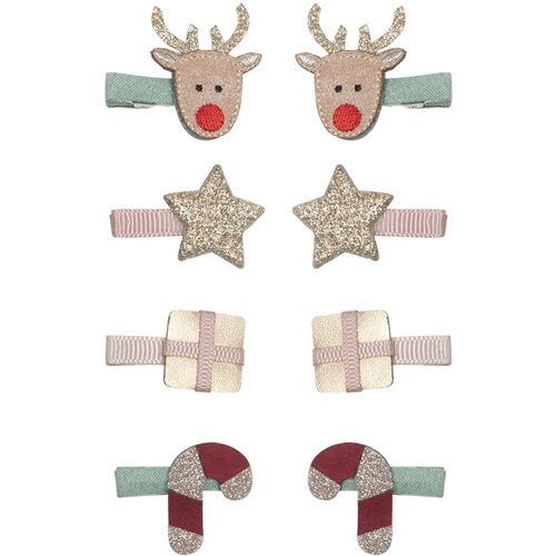 Mimi & Lula Haarspange – 8 st. – Mini Weihnachten – One Size – Mimi & Lula Haarschmuck