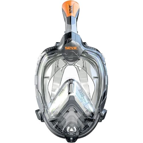 Seac Schnorchelmaske – Libera – Schwarz/Orange – XS/S – Seac Tauchermasken