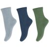 MP Socken - Rib - 3er-Pack - True Blue - MP - 33/36 - Socken