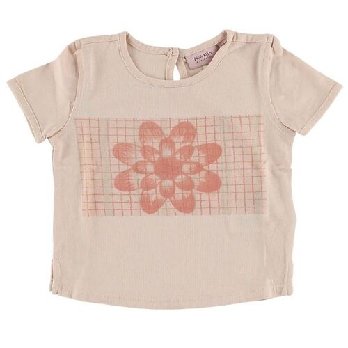 Noa Noa miniature T-Shirt – Helles rosa m. Blume – 6 mt – Noa Noa miniature T-Shirt