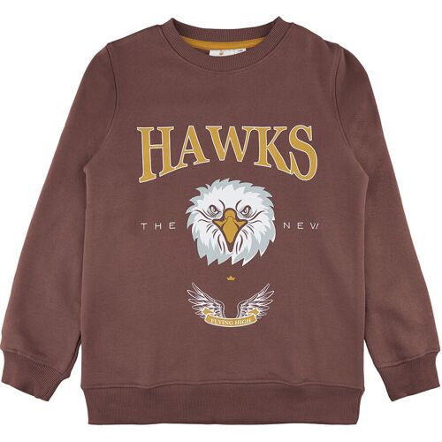 The New Sweatshirt – TnHawks – Kastanienbraun m. Hawk – 11-12 Jahre (146-152) – The New Sweatshirt