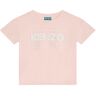 T-Shirt - Verschleiert Pink m. Weiß - Kenzo - 8 Jahre (128) - T-Shirts