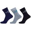 Ronaldo Socken - 3er-Pack - Grau/Blau - 40/43 - JBS Socken