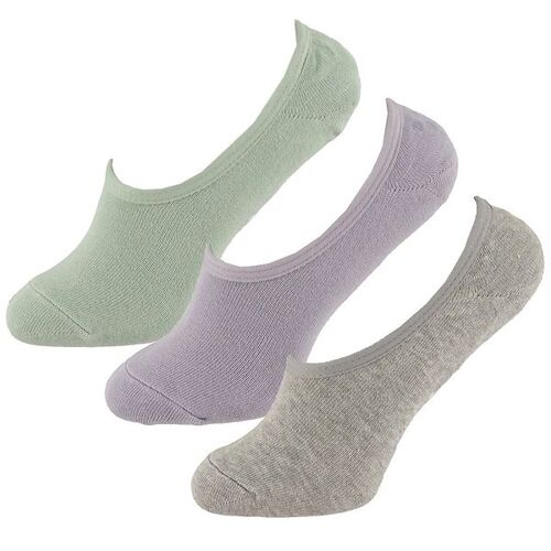 Dickies Schuhe – 3er-Pack – Invisible – Grau/Lila/Minze – 35/38 – Dickies Socken