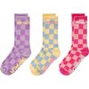 Impala Socken - Skate Socken - 3er-Pack - Karo - Impala - One Size - Socken