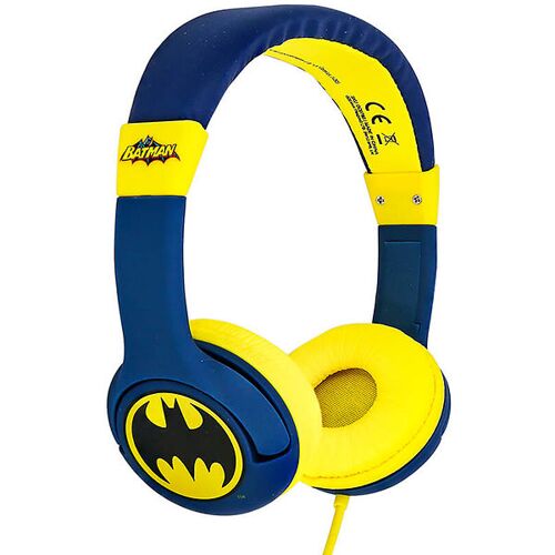 OTL Kopfhörer - Batman - On-Ear Junior - Blau/Gelb - One Size - OTL Kopfhörer