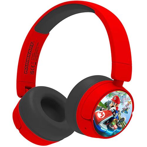 OTL Kopfhörer – Mariokart – On-Ear Junior – Kabellos – Rot – One Size – OTL Kopfhörer