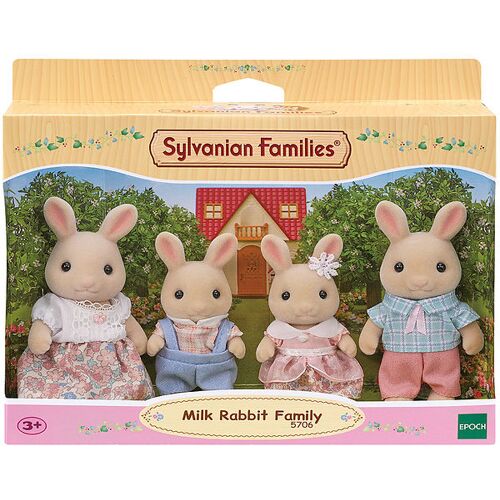 Sylvanian Families - Milch Rabbit Familie - 5706 - One Size - Sylvanian Families Spielzeugfiguren