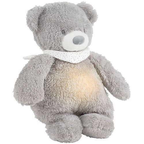 Nattou Schlafender Teddybär m. Nachtlicht/Sound - Schläfrig Bear - Nattou - One Size - Kuscheltiere