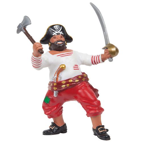 Papo Pirat m. Axt - H: 8 cm - Papo - One Size - Spielzeugfiguren
