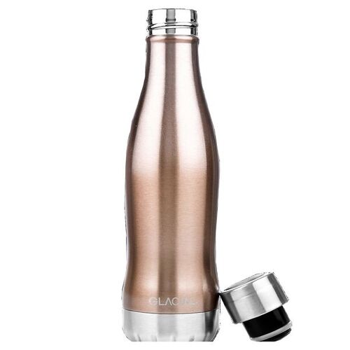 Glacial Thermosflasche - 400 ml - Rosé Gold - Glacial - One Size - Thermosflaschen