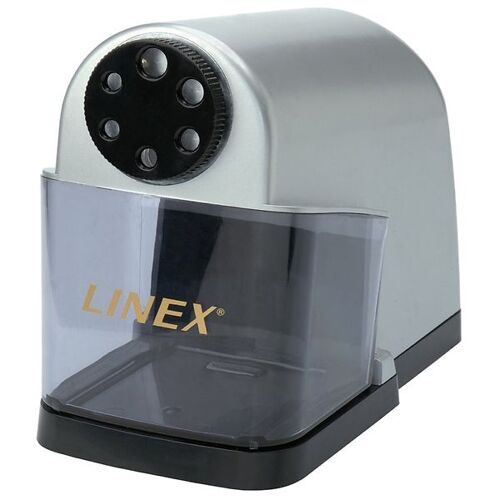 Linex Anspitzer - Elektrisch - Grau m. 6 Löcher - One Size - Linex Anspitzer
