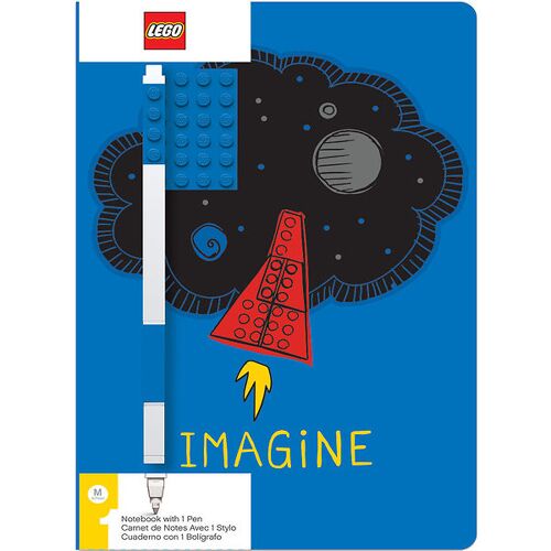 Notizbuch m. Gelstift - Imagine - LEGO® - One Size - Notizbücher