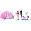 Barbie Puppenset - Camping Zelt und Puppen Brooklyn und Malibu - Barbie - One Size - Puppen
