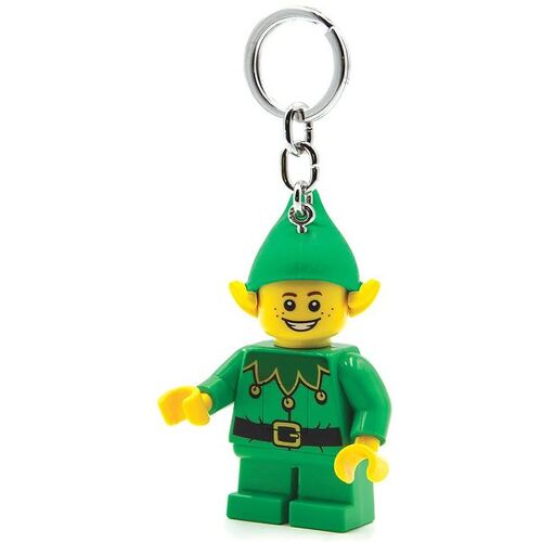 Schlüsselanhänger m. Taschenlampe - LEGO® Elf - One Size - LEGO® Schlüsselanhänger