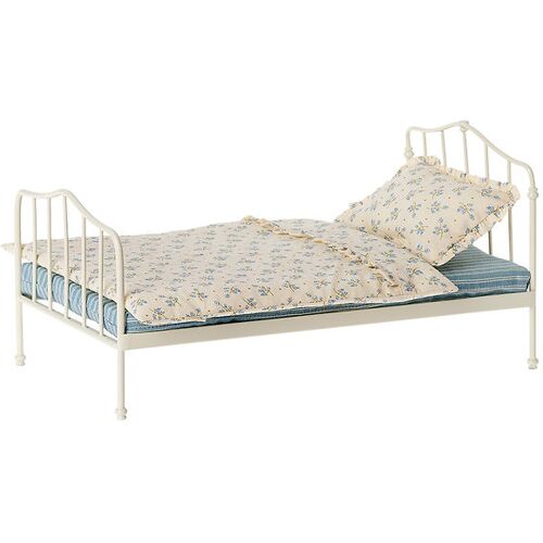 Maileg Miniatur-Puppenbett - Mini - Blau - Maileg - One Size - Puppenbett