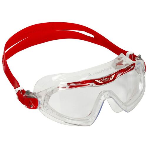 Aqua Sphere Tauchmaske – Vista XP Adult – Transparent/Rot – One Size – Aqua Sphere Tauchermasken