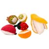 Papoose Spiellebensmittel - 6 Teile - Filz - Obstbox - One Size - Papoose Spiellebensmittel