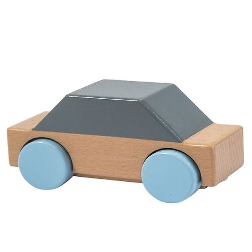 Sebra Holzspielzeug Auto - 14 cm - Grau - One Size - Sebra Autos