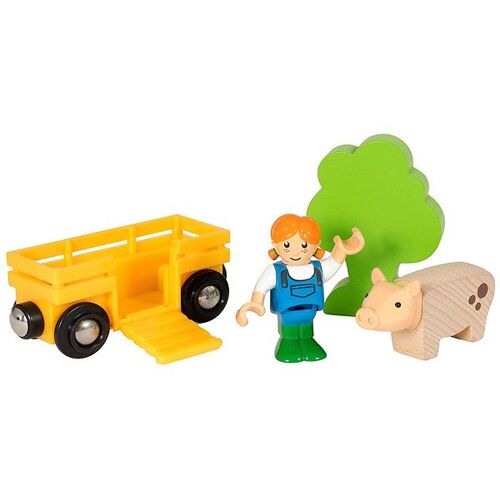 World Bauernmädchen Spielset 33875 - One Size - BRIO Spielzeug