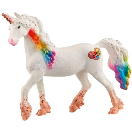 Schleich Bayala - Rainbow Unicorn Hengst - H: 11, 5 cm 70725 - Schleich - One Size - Spielzeugfiguren