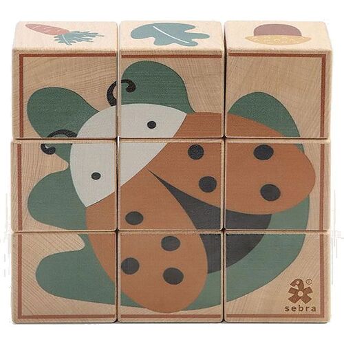 Sebra -Blockpuzzle - Holz - Wald - Sebra - One Size - Puzzlespiele