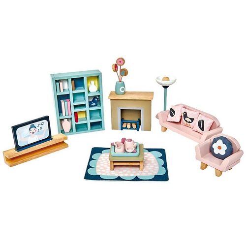 Tender Leaf Holzspielzeug - Puppenhausmöbel - Wohnzimmer - One Size - Tender Leaf Spielzeug