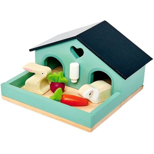 Tender Leaf Holzspielzeug - Haustier-Set - Puppenhaus - Hasen - Tender Leaf - One Size - Spielzeug