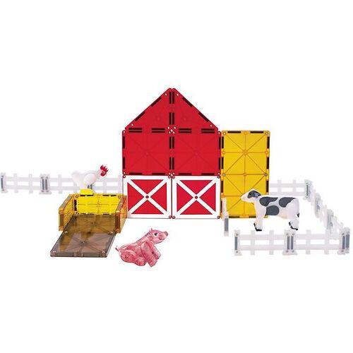 Magna-Tiles Magnetset - 25 Teile - Farm Animals - One Size - Magna-Tiles Magnetspielzeug