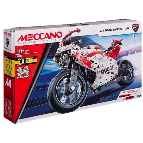 Meccano Bausatz - Ducati Moto GP Fahrzeug - Meccano - One Size - Spielzeug