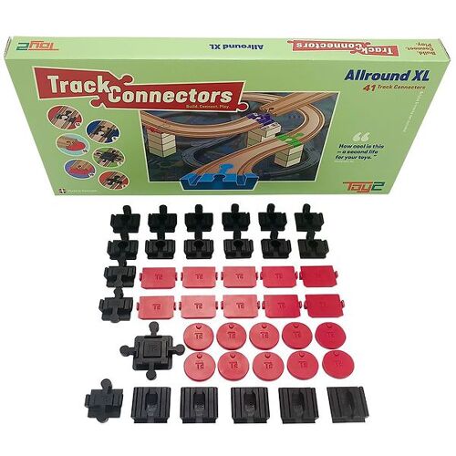 Toy2 Track Anschlüsse - 41 st. -Allround XL - Toy2 Track Connectors - One Size - Spielzeug